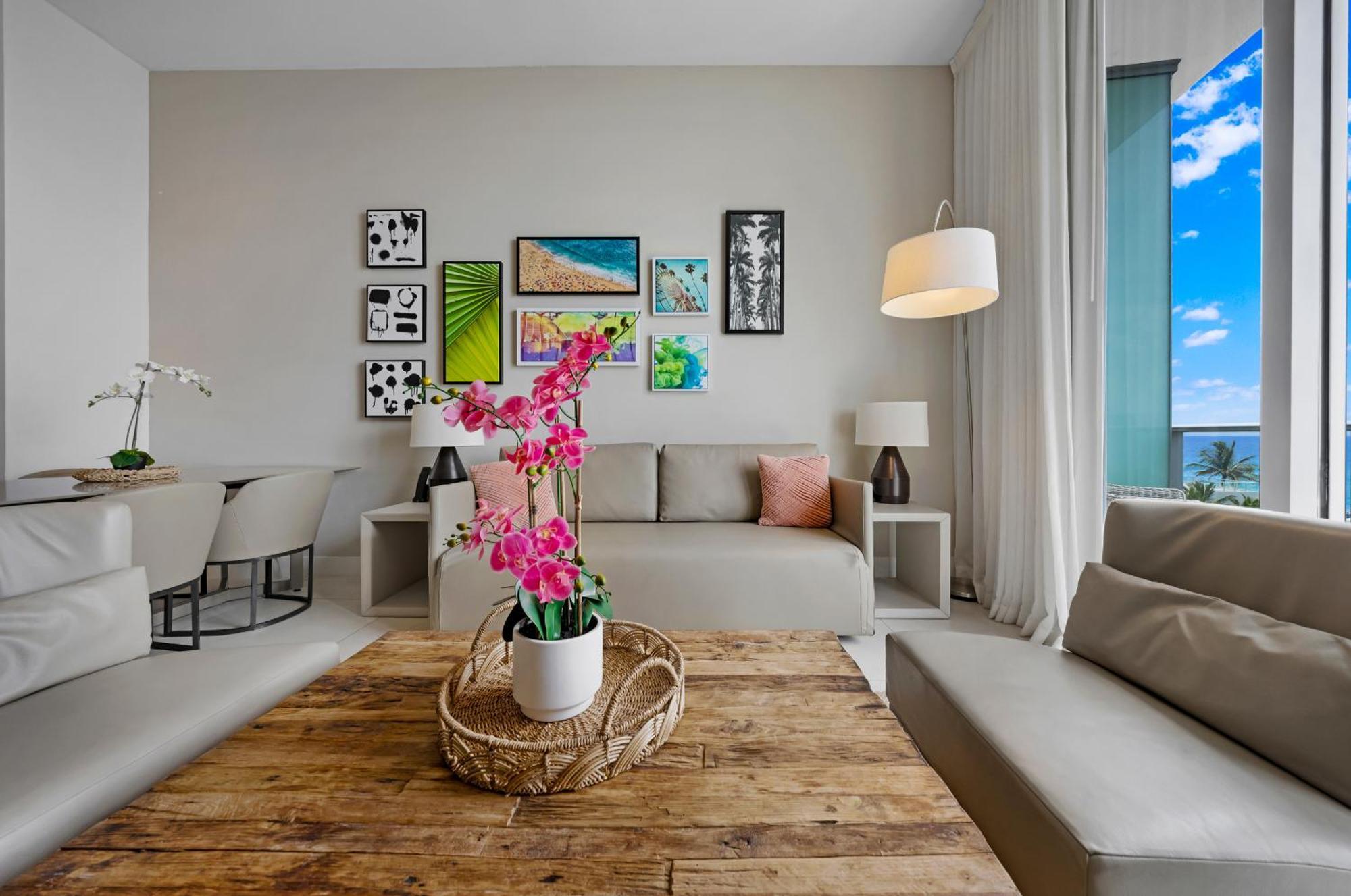 Wake Up To The Sound Of Waves In A Stylish Condo In A Luxury Resort Голливуд Экстерьер фото